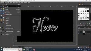 Gimp Tutorial Neon Text Effect