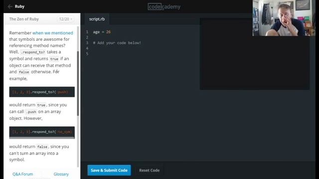 Learn Ruby with Codecademy: Refactoring: The Zen of Ruby смотреть онлайн