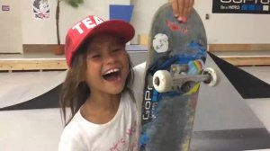 8-летняя японская скейтбордистка