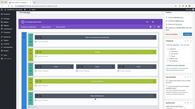 Mostrar «diseños diferentes» con el CONSTRUCTOR DE CATEGORÍAS del tema EXTRA de Elegant Themes смотреть онлайн