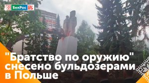 Памятник польско-советскому братству по оружию снесли в польском Новогарде