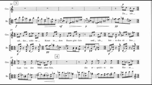 Kurt Weill - Frauentanz for Voice and Ensemble, Op. 10 (1923) [Score-Video] смотреть онлайн