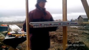ч.6 Бытовка своими руками.  Установка двери и окон