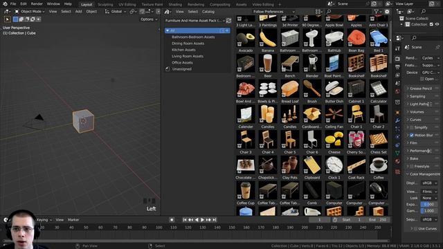 Setup Guide: Furniture And Home Asset Pack (Blender) смотреть онлайн