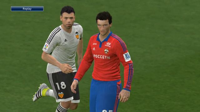 CSKA Moskva vs Valencia CF, VEB Arena, PES 2016, PRO EVOLUTION SOCCER 2016, Konami, PC GAMEPLAY, PC смотреть онлайн