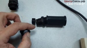 Проходной разъем RJ45 герметичный - Бочка 8P8C