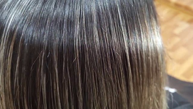 Hair coloring.Притемнение седины+ плавный переход. Окрашивание волос. смотреть онлайн