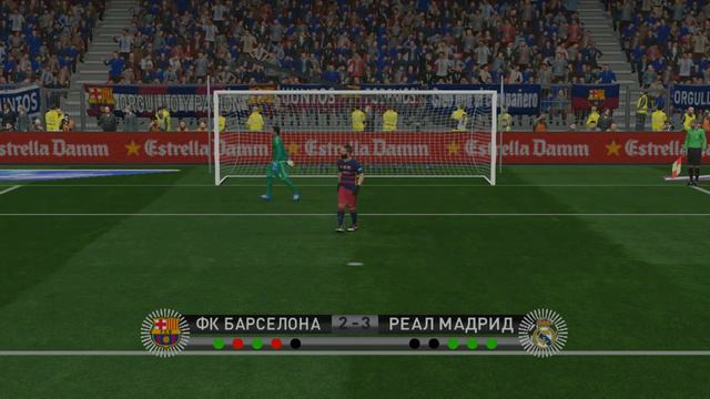 Первая серия пенальти.Барселона аутсайдер смотреть онлайн