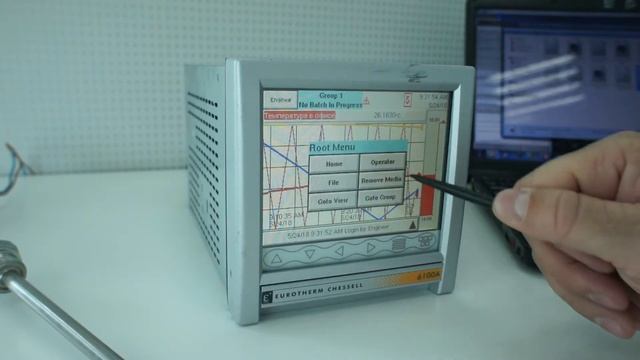 Решения Eurotherm. Безбумажный самописец 6100А.