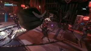 Batman Arkham Knight ( Militia Conversation on How to Defeat the Bat) fight scene