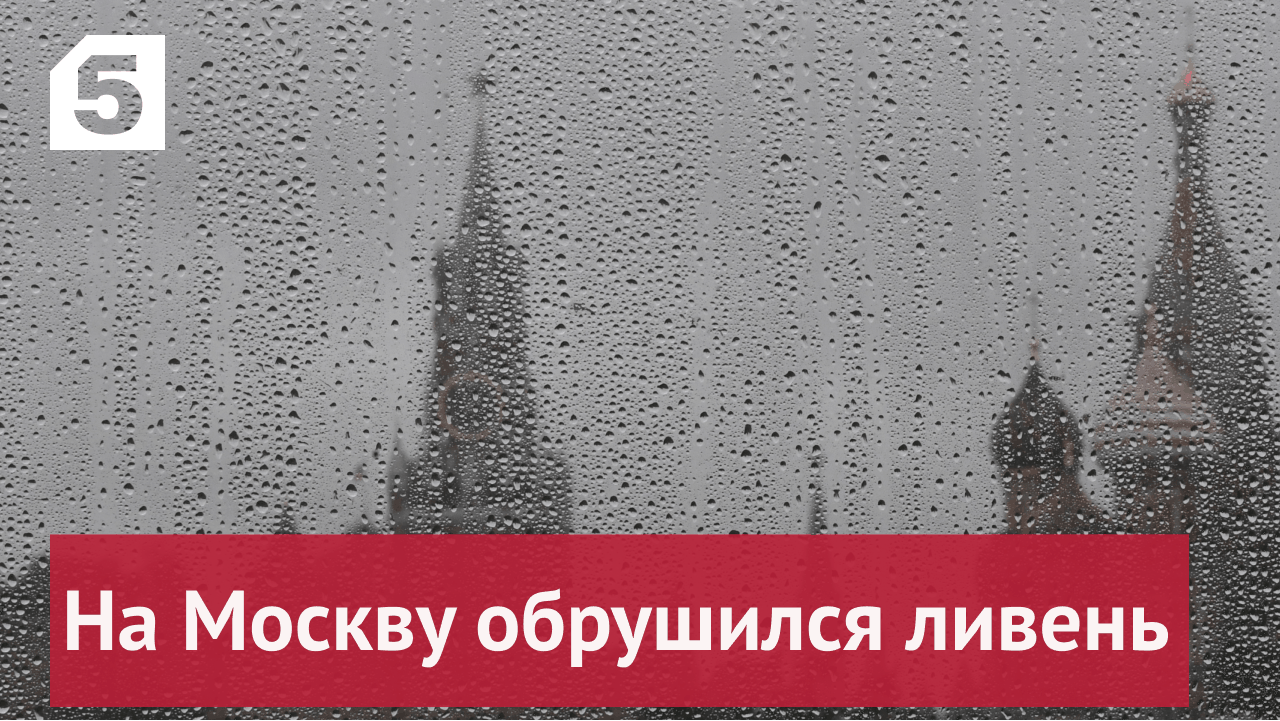 Ливень 5 июля 2024. Ливень в Москве ничего не видно.