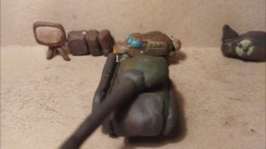 Как слепить танк Т-62 ремастер | анимация из пластилина