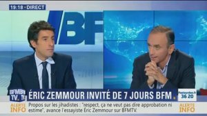 Zemmour - BFM - 7/10/2016 