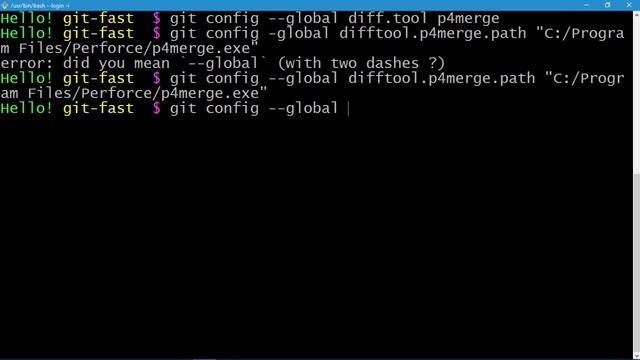 062 Configuring Git Diff and Merge tool p4merge for Windows Lab смотреть онлайн