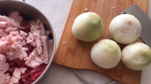 Казахстан. Манты с рубленным мясом и курдюком! Простой и вкусный рецепт. Всегда так делаю.