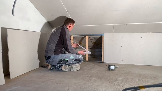 Как сделать откос из гипсокартона на мансарде смотреть онлайн