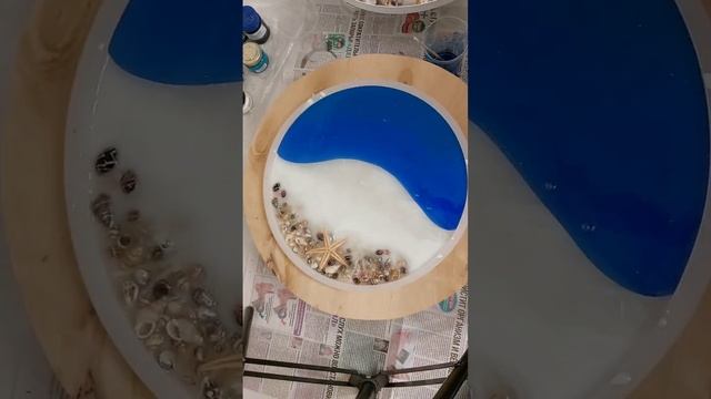 Часы из эпоксидной смолы своими руками. Эпоксидка. Ручная работа. Resinart. Handmade. Видео "13".