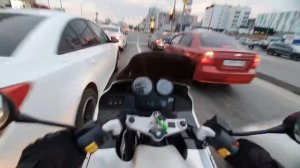 BMW R 1100 RS, небольшой прохват.