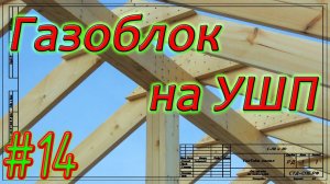 Газобетон Итонг на УШП. Стропильная система. Основные моменты. Снова про ГК "Крона".  #14