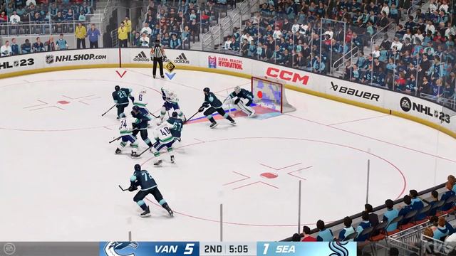 NHL 23 - Vancouver Canucks vs Seattle Kraken - Gameplay (PS5 UHD) [4K60FPS] смотреть онлайн