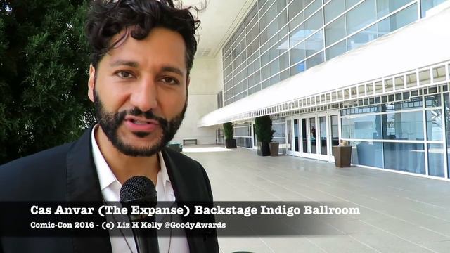 Comic-Con 2016 Cas Anvar The Expanse backstage talks Sci-Fi and Science
