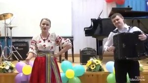 Иван Адыбаев и Юлия Бутяга!ЧАСТУШКИ-ЗАВЛЕКАЛОЧКИ из репертуара М.Мордасовой.