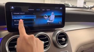 Turn on Easy Entry/Exit on a 2021 Mercedes with MBUX. Automatic Seat Adjustment