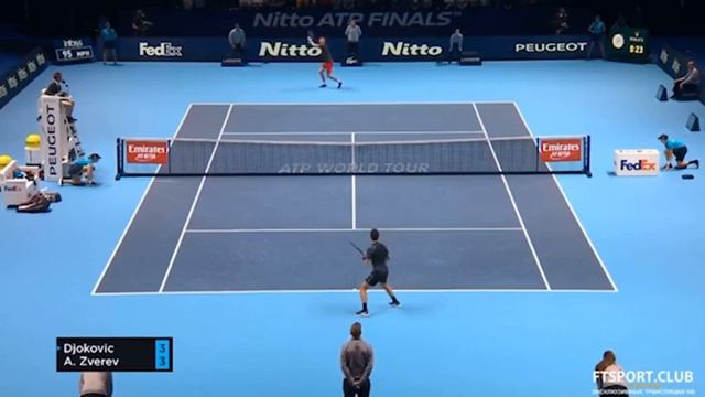NOVAK DJOKOVIC VS ALEXANDER ZVEREV - Highlights