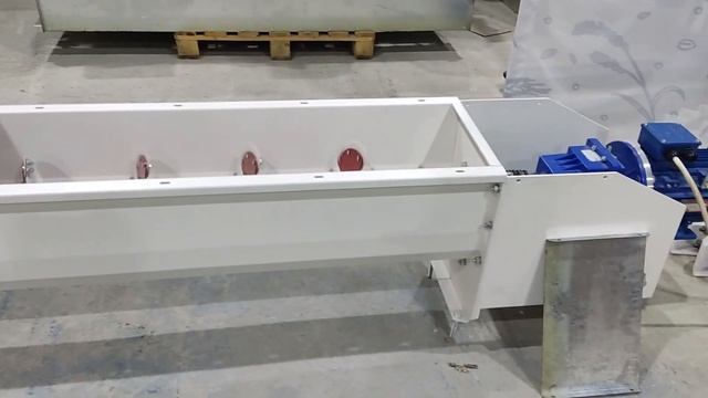 Шнек лопаточный с эластичными накладками, для щадящего передвижения семян. смотреть онлайн