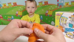 Миньоны набор пластилина Плей До.Миньоны из мультика Гадкий Я распаковка и обзор игрушек