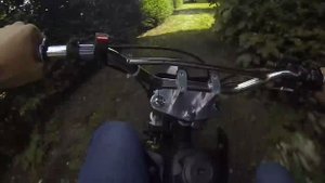 KXD 607 Dirt bike - Riding around