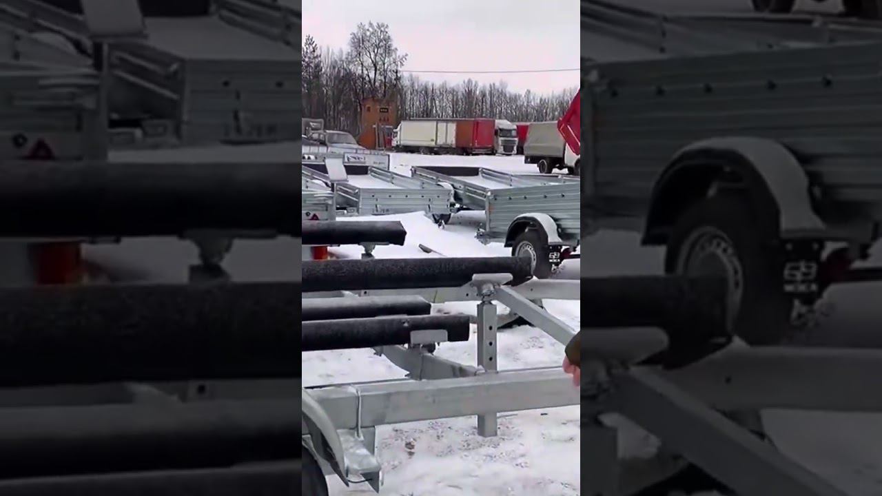 Как залезть в катер, установленный на прицепе? ЦЛП АРИВА  Подпишись Казань Чебоксары