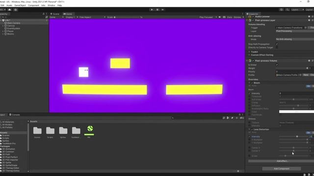 Post-Processing в Unity |  ЮНИТИ ПОСТ ОБРАБОТКА, Эффекты, Урок | РАЗРАБОТКА ИГР НА Unity 2D