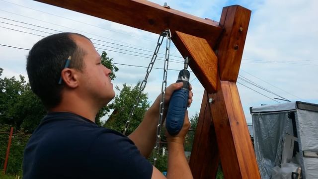 Садовые качели своими руками ЧАСТЬ 2.
