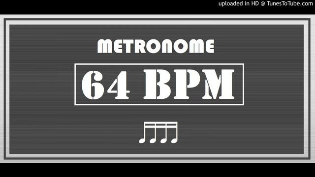64 BPM Metronome in 16th смотреть онлайн