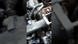 Описание снятия помпы на Тойота естима дизель.