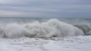 Приятный шум воды, большие морские волны! Релакс. Часть 1