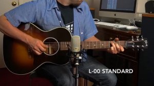 Gibson L-00 Standard vs L-00 Studio : Mahogany vs Walnut Comparison