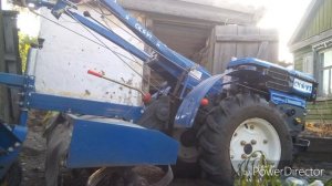 Как присоединить фрезу к тяжелому мотоблоку одному