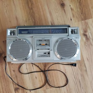 Кассетный проигрыватель CROWN CSC-938F Boombox Винтажный портативный Ghetto Blaster-ЯПОНИЯ-1979-год