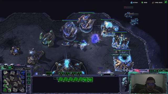 [Starcraft 2] Stalker Spammer vs Banshees (Terran vs Protoss) смотреть онлайн