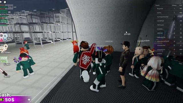 Играем в Кальмара - тише едешь, дальше будешь - Squeed Game Roblox смотреть онлайн