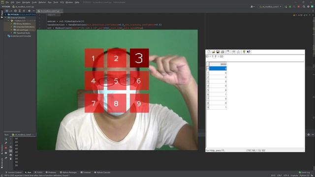 Virtual Keypad using Opencv communicate Modbus Slave Program with Modbus TCP смотреть онлайн
