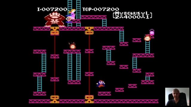 Прохождение игры Donkey Kong (Денди/NES) смотреть онлайн