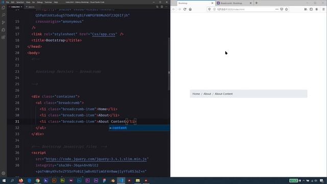 #BOOTSTRAP DERSLERİ 19 - Breadcrumb смотреть онлайн