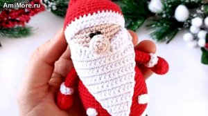 Амигуруми: схема Дедушка Мороз. Игрушки вязаные крючком - Free crochet patterns.