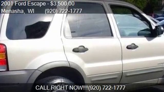 2001 Ford Escape XLT 4WD 4dr SUV for sale in Menasha, WI 549 смотреть онлайн