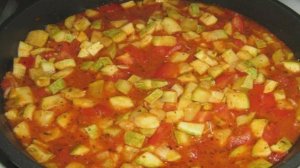 Кабачки, жареные в томате, на зиму