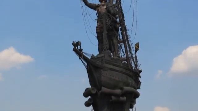 Памятник Петру I в Москве смотреть онлайн