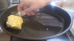 Жареный минтай в сметане